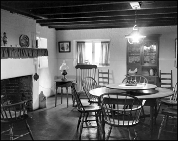 Main hallway and stairs at The Grove (1956)