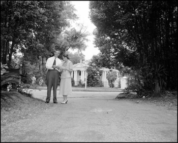 LeRoy and Mary Call Collins at The Grove (1954)