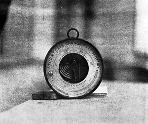 Barometer in the cabin of Captain William Thompson