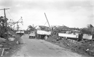 Damage from the 1926 hurricane: Miami, Florida