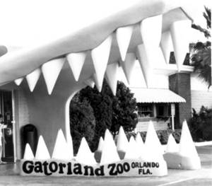 Entrance to Gatorland Zoo: Orlando, Florida (19--)