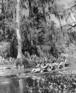 "Alligator" boat: Wakulla Springs, Florida (1941)