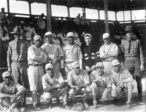 Army baseball team: Key West, Florida (1918)