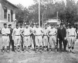 Washington Senators baseball team at training camp: Deland, Florida (1923)