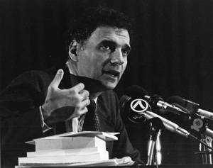 Ralph Nader speaking at Miami Dade Community College (1982)