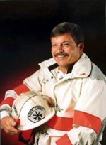 Portrait of Key West Naval Air Station fire rescue Assistant Chief Dale M. McDonald (1998