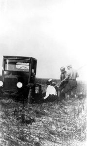 The Blazers on the unfinished portion of the Tamiami trail (1923)