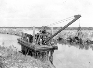 Everglades drainage and dredging (1920s)