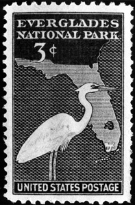 Stamp commemorating Everglades National Park (n.d.)