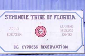 Adult Education Center: Big Cypress Seminole Indian Reservation (1989)