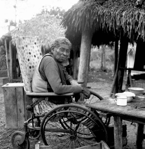 Black Seminole at Charlie Dixie Camp (1950s)