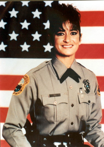 Portrait of Metro-Dade Police Department officer Evelyn Gort (between 1985 and 1993)