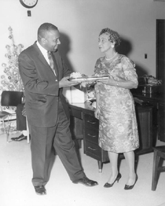 Christmas party at the Afro-American Life Insurance, Jacksonville, Florida (19--)