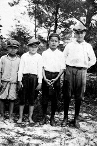Four boys from Yamato, Florida (ca. 1920)
