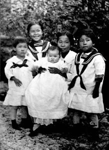 Sakai children from Yamato, Florida (ca. 1918)