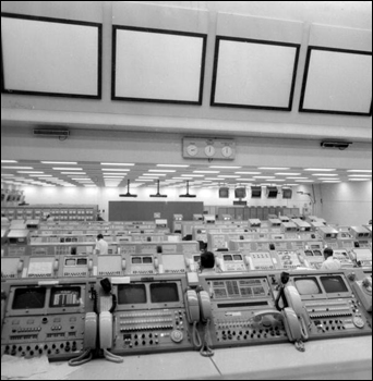 Computers and employees at the Kennedy Space Center: Cape Canaveral, Florida (1972)