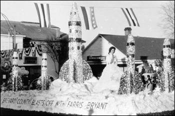 Parade float from Brevard county in Florida Governor Bryant's inaugural parade (1961)