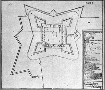 Plan of the Castillo de San Marcos (1737)