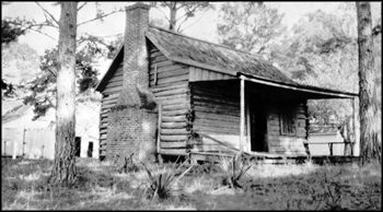 Employee cabin at Killearn Plantation and Gardens: Tallahassee, Florida (1925)