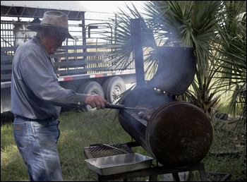 VIDA Ranch barbecue, Osceola County, November 2007.