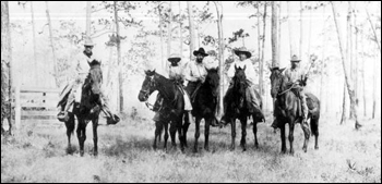 Cowboys on Mr. Burt's Spring Garden Ranch: De Leon Springs, Florida (1917)