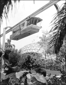 Monorail at the Miami Seaquarium (1967)