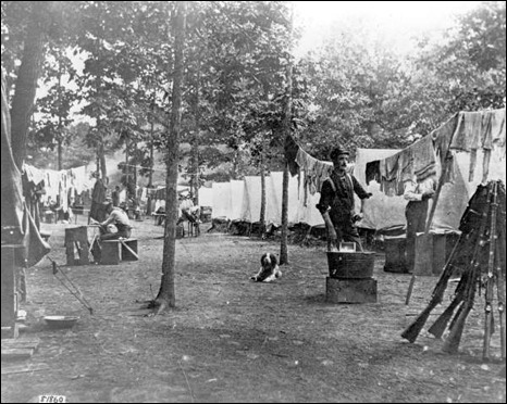 Spanish-American war camp scene: Tampa, Florida (1898)