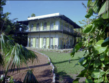 View of the south side of the Hemingway House. (1998)