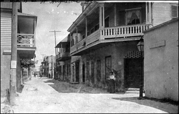 Street scene: St. Augustine, Florida (1893)