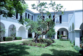 Courtyard at the Peck House: Saint Augustine, Florida (1982)