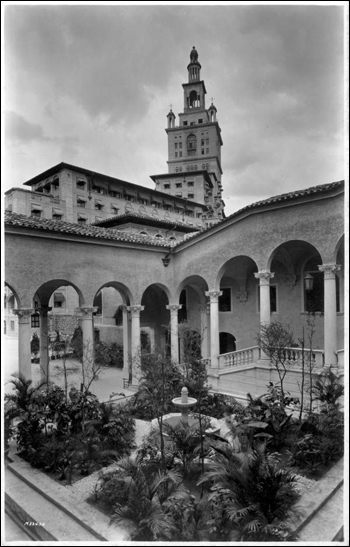 Garden at the Miami Biltmore Hotel: Coral Gables, Florida (ca. 1926)