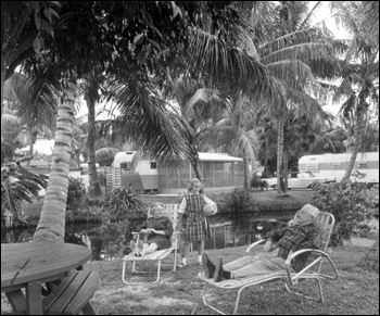 Retirees at the trailer park: Fort Lauderdale, Florida (1963)