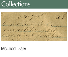 Related Collection: McLeod Diary