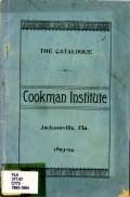 The Catalogue of Cookman Institute, Jacksonville, 1893-1894