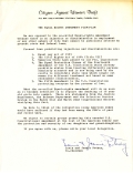 Letter from Louis and Jeanie Putney of the Citizens Against Women's Draft, ca. 1974