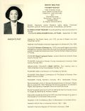 Resume of Roxcy O'Neal Bolton, ca. 1988