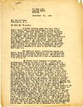 Letter from Dr. Florence Lovell Roane to Daniel M. Williams, 1946