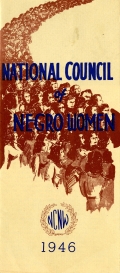 National Council of Negro Women Brochure, 1946
