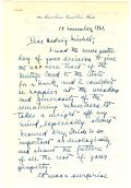 Letter from Marjory Stoneman Douglas to Hedwig Michel, November 19, 1961