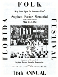 16th Annual Florida Folk Festival Program, 1968