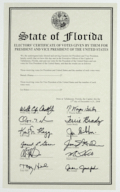 Certificate of Election by Presidential Electors for 2008 Presidential Election
