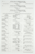 Sample Ballot for General Election in Florida, November 7, 2000