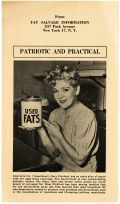 Newspaper Feature Encouraging Consumers to Save Waste Fats during World War II, 1940s