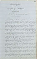 Minutes of the 1861-1862 Florida Convention of the People, or "Secession Convention"