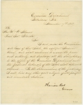 Letter from Governor Harrison Reed to Lieutenant Governor William H. Gleason, 1868