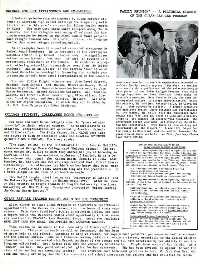 Resettlement Re-Cap, June 1969