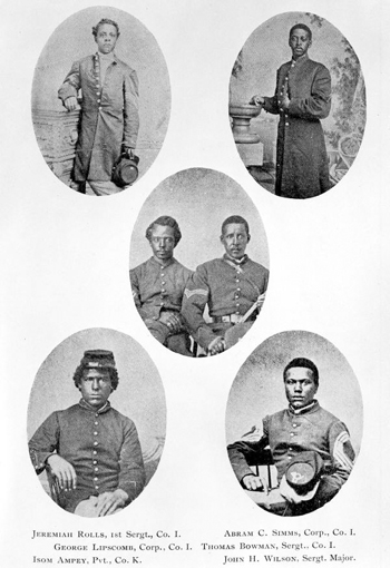 Soldiers of the 54th Regiment of Massachusetts Volunteers (18--)