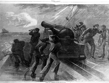 Chase of a blockade runner (1864)