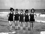 Young women enjoying a day at Miami Beach (1925)