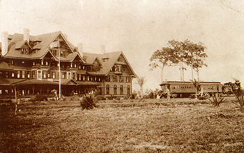 Plant System train at the Belleview Hotel in Belleair near Clearwater, Florida